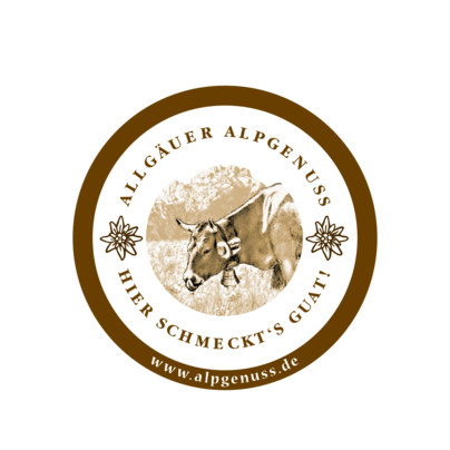 Das Logo des Allgäuer Alpgenuss e. V..