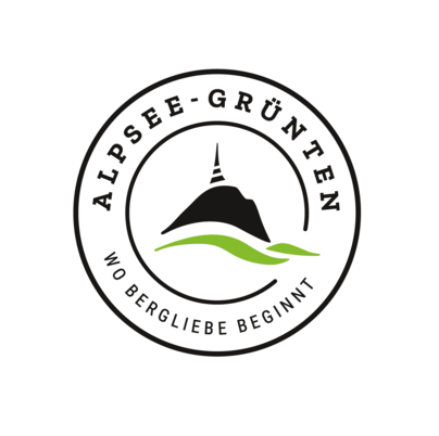 Das Logo-Emblem der Alpsee-Grünten Tourismus GmbH.