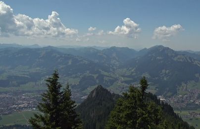 Die Webcam am Grünten im Sommermotiv 