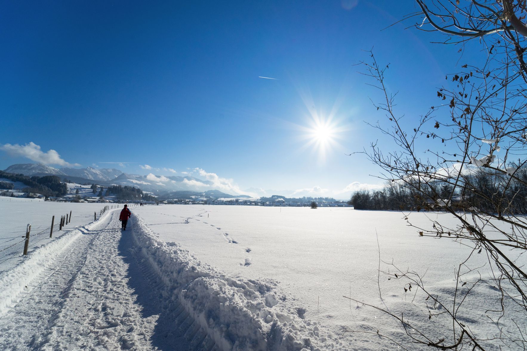 Winterwanderung entlang der Starzlach