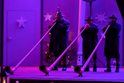 Alphornbläser auf der Seebühne 