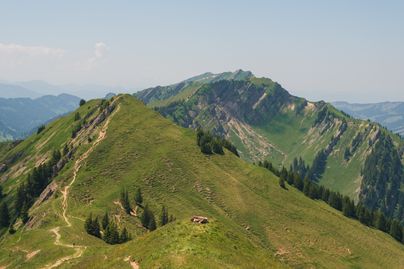 Blick auf die Nagelfluhkette