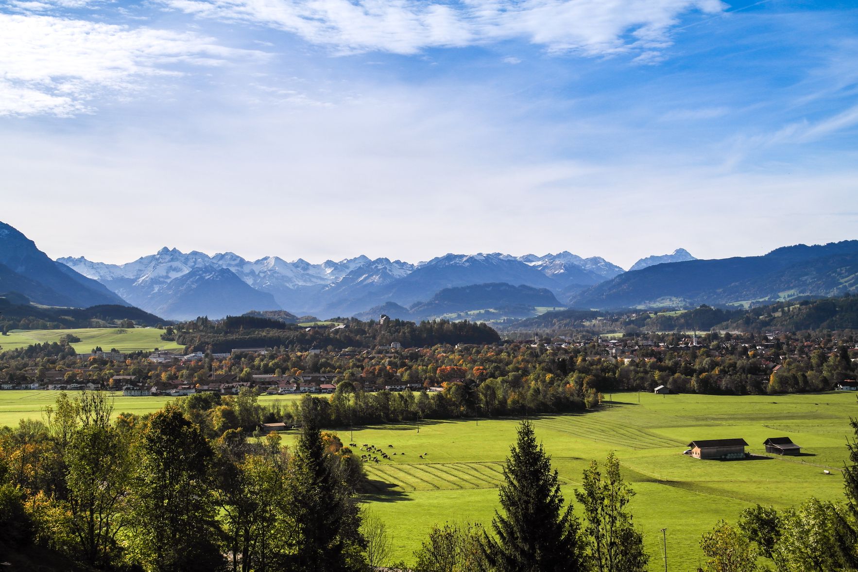 Sonthofen im Herbst