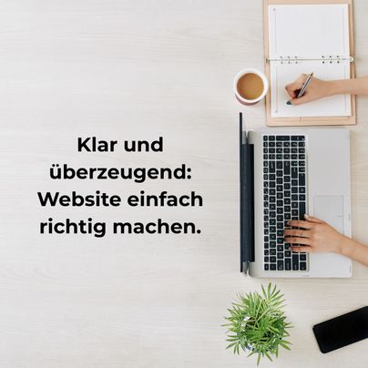 Webinar-Vorschlag für das Gastgeber-Netzwerk zum Thema Website einfach richtig machen