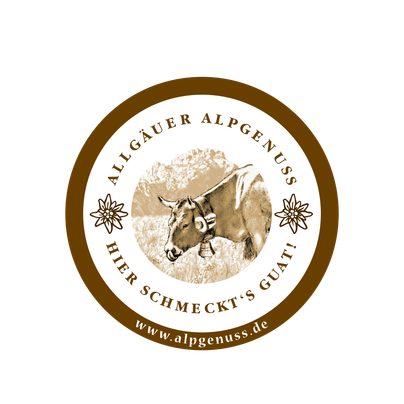 Das Logo des Allgäuer Alpgenuss e. V..