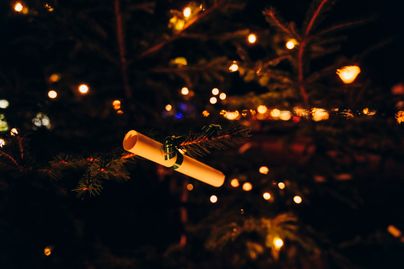 Beleuchteter Wunschbaum 